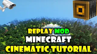 How to make Cinematic Shot Easy | Replay Mod For 1.20.1 Minecraft java | Hindi