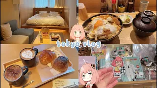 exploring tokyo, muji hotel, shopping, yakiniku, lots of eating, anime merch | japan vlog