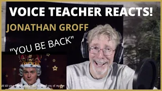 VOICE TEACHER REACTS - Jonathan Groff - HAMILTON  "You'll Be Back" LIVE