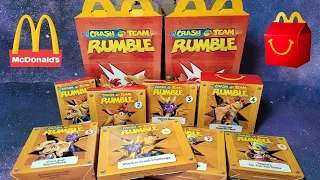 Crash Team Rumble Full Set McDonald's Happy Meal  Unboxing December 2023!