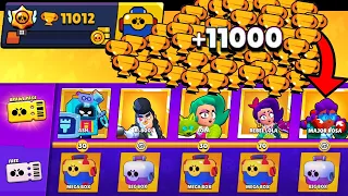 NONSTOP to 11000 TROPHIES Without Collecting BRAWL PASS! Brawl Stars