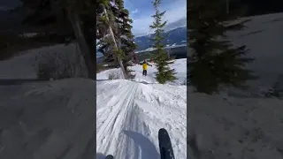 Skiing With My Boy 👊 #8yearsold #skiing #shorts #dad