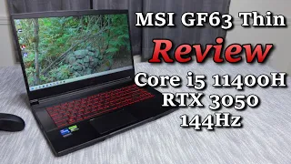 MSI GF63 Thin Review (RTX 3050) | Slap Tech