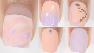 EASY SPRING NAIL DESIGNS | spring nail polish colors nail art compilation | pastel nails