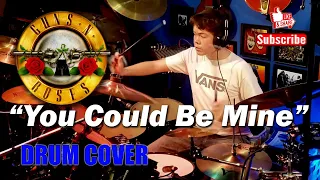 Guns N' Roses "You Could Be Mine" (Drum Cover) By: Adam Mc - 16 Year Old Kid Drummer