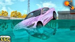 BeamNG Drive Car Surfing Crashes and Fails (Sliding, gliding) #9