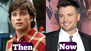 Cast of Smallville 2001 and 2023, then and now, 22yrs years after