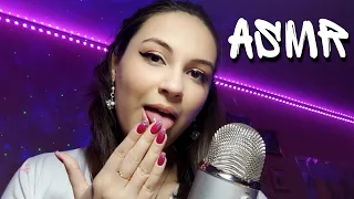 АСМР МАКИЯЖ СЛЮНКОЙ 💦 *мокрые пальчики, звуки рта* ASMR SPIT PAINTING