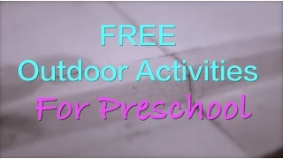 Outdoor Preschool Activity Ideas for Active Play