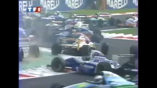 F1 1994 Résumé du Grand Prix d'Italie en Francais (TF1)