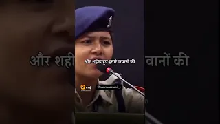 CRPF Khushbu Chauhan का Viral Speech अब तो हमारा तिरंगा झंडा भी हमसे ये पूछने लगा है_जय हिंद जय भारत