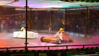 Battlebots Бои Роботов Бронебот 2015 - battle 4 - Большой Брат, Сталкер, Kan-opener - 4K LX100