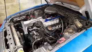 a little boost on a 347 stroker ford mustang