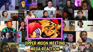 Upper Moon Meeting Mega Reaction  | Demon Slayer Season 3 Reaction Mashup