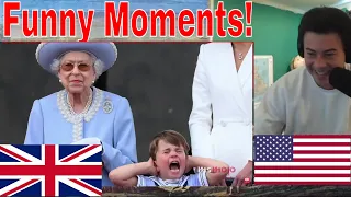 American Reacts Top 10 Funniest Candid Royal Family Moments