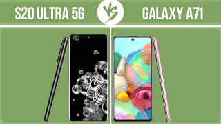 Samsung Galaxy S20 Ultra 5G vs Samsung Galaxy A71 ✔️