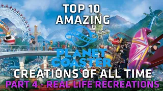 Top 10 AMAZING Planet Coasters Coasters - Real Life Recreations
