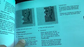 Mercedes otomatik şanzımanlarda E-S konumları