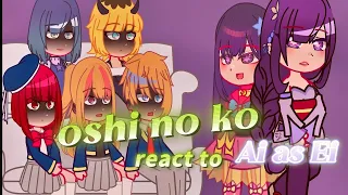 oshi no ko react to Ai as Raiden Ei || grv