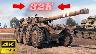 32K Spot Damage Panhard EBR 105 & Panhard EBR 105  World of Tanks Replays ,WOT tank games