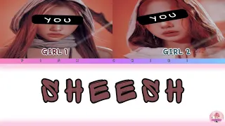 [YOUR GIRL GORUP 2 MEMBERS]  BABYMONSTER-SHEESH LYRICS WITH LINE DISTRIBUTION