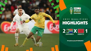South Africa 🆚 Morocco | Highlights - #TotalEnergiesAFCONQ2023 - MD5 Group K