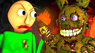 Балди vs FNAF 5: Спрингтрап Финал (Five Nights At Freddy’s Пять Ночей ФНАФ Хоррор 3D Анимация)