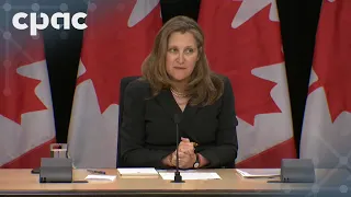 Minister Freeland on inflation rate, capital gains tax increase – May 21, 2024