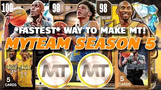 BEST WAY TO GET MT IN NBA 2K24 MYTEAM! New SEASON 5 Method Game Mode Breakdowns and Earnings