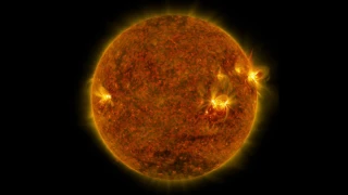 Three Solar Flares Burst Off the Sun | Video