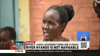 Ahero Town in Kisumu County is drowning after river Nyando burst its banks