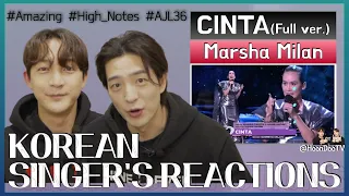 [Full ver. Reacts] - ‘CINTA’(AJL36 Final)- ‘Marsha Milan🇲🇾’ React by. Hoondoo🇰🇷