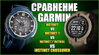 Обзор часов GARMIN INSTINCT 2 Solar. Сравнение с Garmin Instinct | Tactical | Crossover.