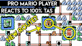 Pro Mario Player Reacts to SMB3 100% TAS new strats?? *YE*