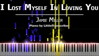 Jamie Miller - I Lost Myself In Loving You (Piano Cover) Tutorial by LittleTranscriber