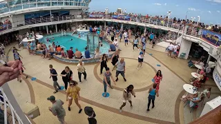 Caribbean Princess - Sail Away Party - Electric Boogie