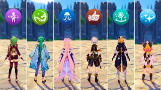 Who is BEST healer ?? BAIZHU Healing Comparison [ Genshin Impact ]