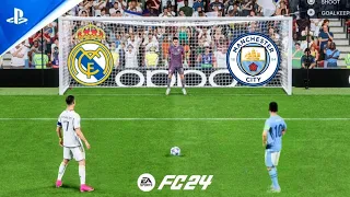 EA FC 24 | Real Madrid VS Manchester City | Ronaldo VS Messi | Penalty Shootout | UCL Final | PS4