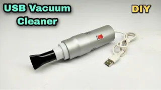 How to Make 5 Volt Vacuum Cleaner |Homemade Vacuum Cleaner | Diy Vacuum Cleaner |