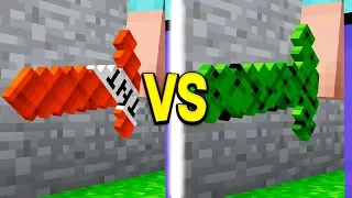 TNT SWORD vs CACTUS SWORD IN MINECRAFT!