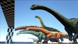 Which one is ARK'S FASTEST Sauropod & Theropod Dinosaur? | NEW ARK RACES