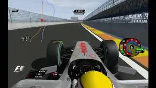 F1 2010 McLaren Valencia Onboard lap with Lewis Hamilton