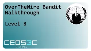 OverTheWire Bandit Walkthrough Level 8