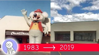 Chuck E Cheese's Locations: Then And Now
