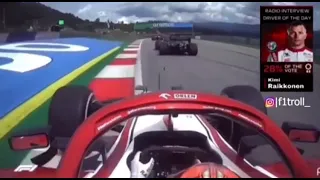 Kimi Raikkonen if he won Driver of the Day... | F1 meme