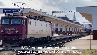 Schimb de locomotive la IR1833 | Cluj Napoca