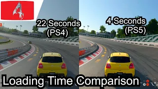 Gran Turismo 7 PS4 vs PS5 Load Time Comparison