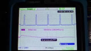 Oscyloskop Siglent SHS806 - funkcje matematyczne - FFT, Fast Fourier Transform