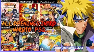 All Naruto OPENINGS (PS2) INTRO / TODAS ABERTURAS 【4K 60FPS】ee