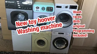 Hoover six toy washing machine || test and wash race (against 5) *500 subscribers/Christmas special*